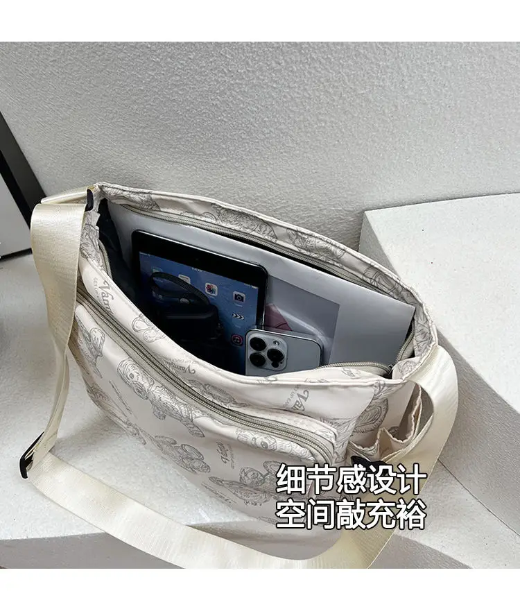 Ретро плюшевый мишка милая сумка через плечо для девочек в студенческом стиле