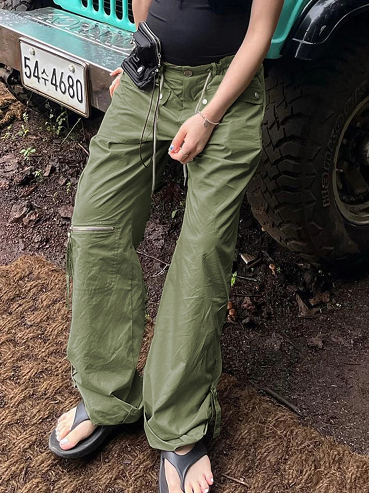 

Streetwear Joggers Sweatpants Casual Vintage Loose Aesthetic Baggy Tech Pants Harajuku Fashion Y2K Wide Leg Cloth