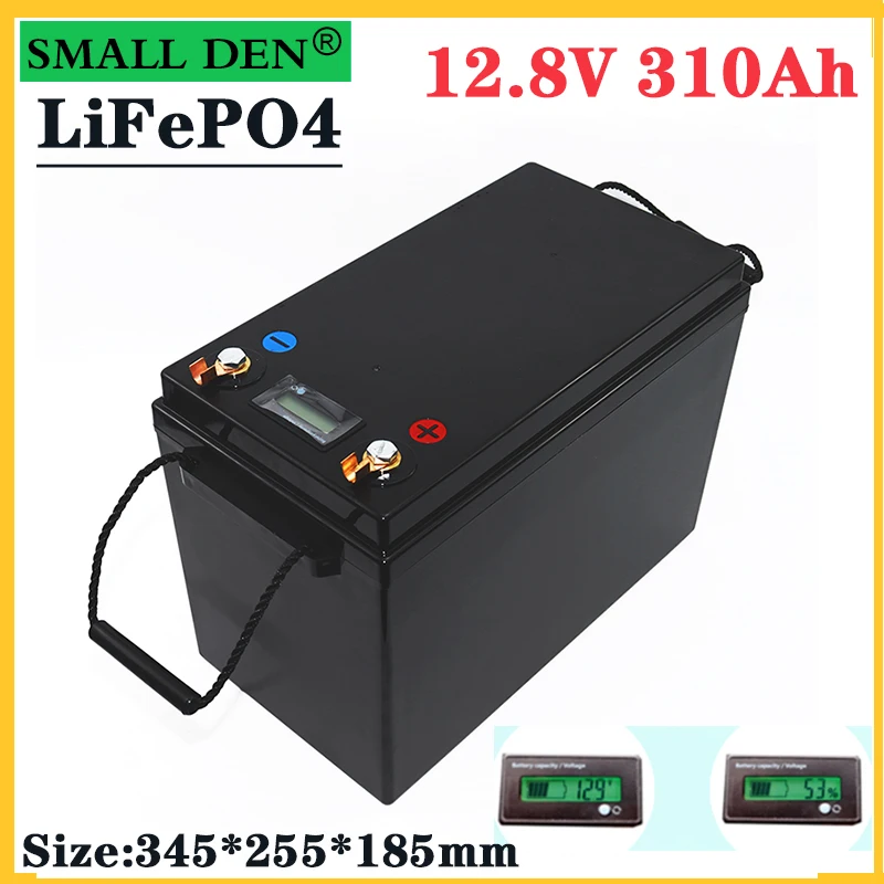 

New 12V 310Ah lithium iron phosphate battery 12.8V campervan golf car off-road off-grid solar wind battery pack