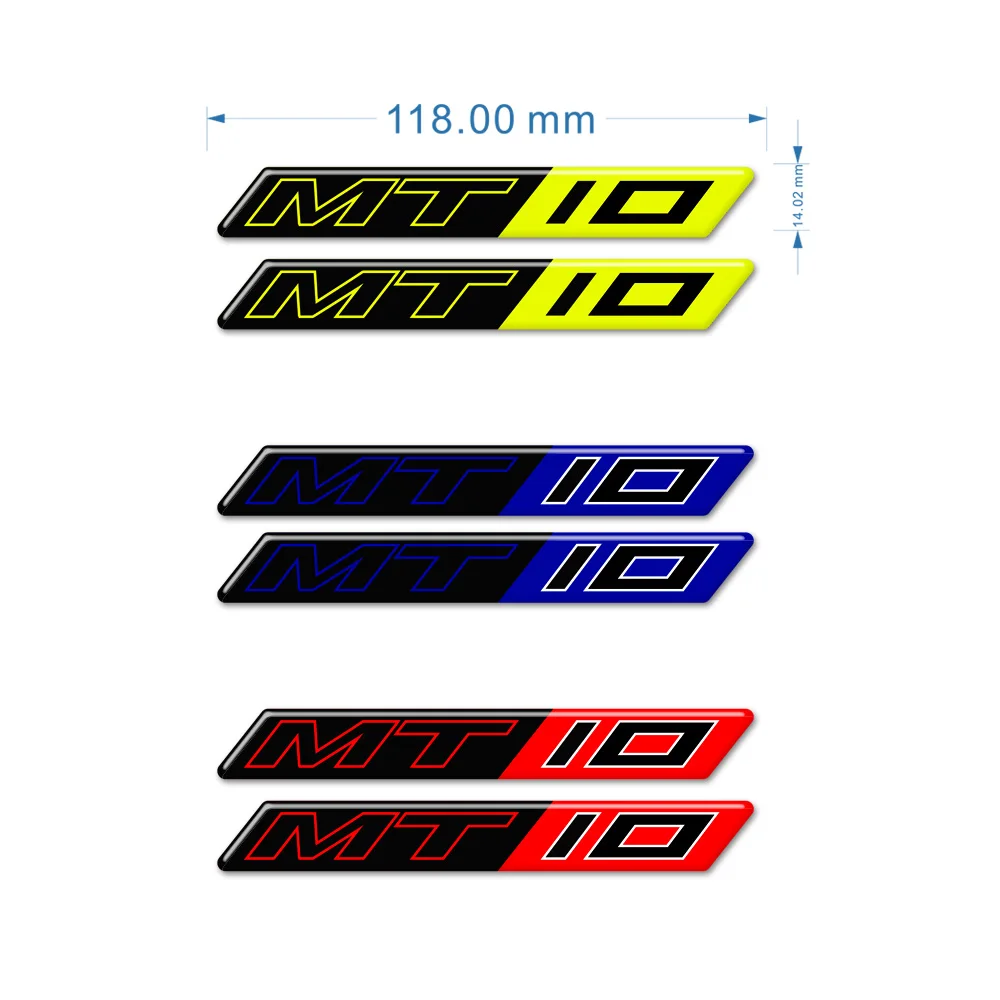 3D наклейки для Yamaha MT10 FZ MT-10 Tank Pad Protector Fairing Fender лобовое стекло защитная наклейка 2016