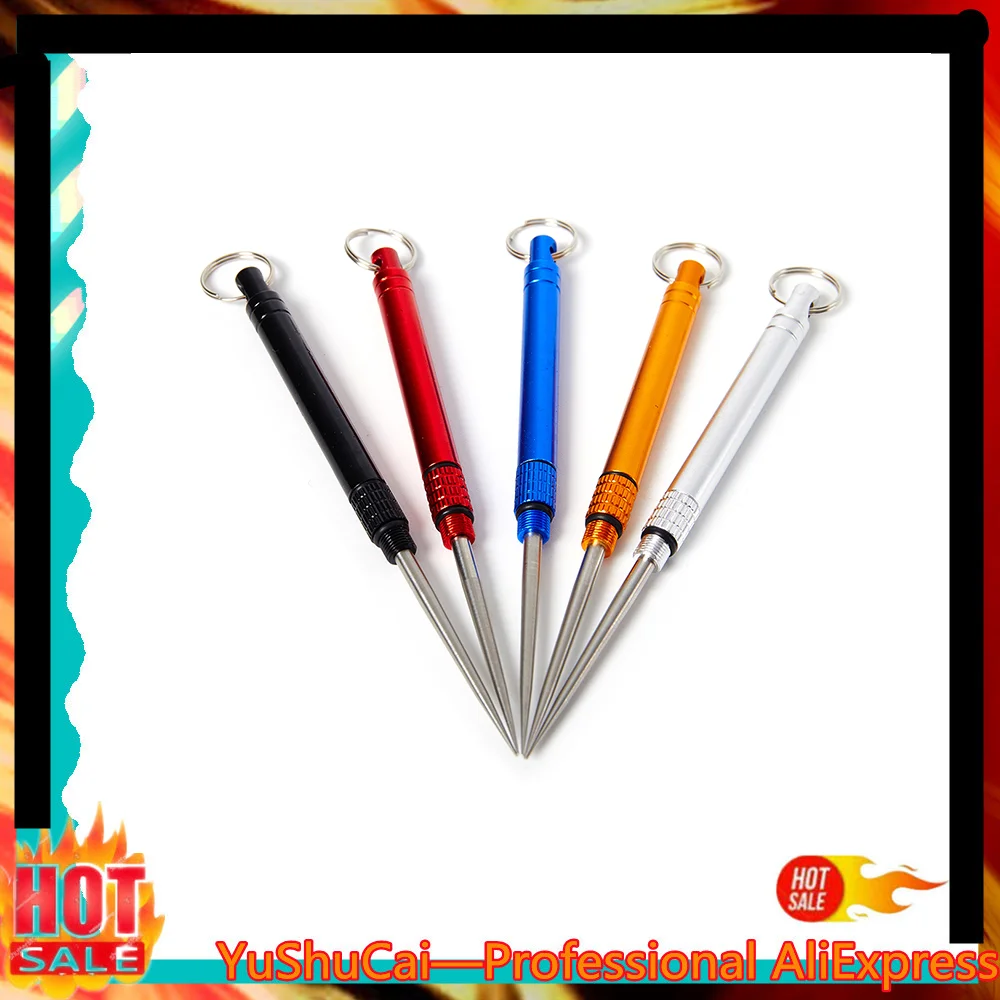 

Outdoor Portable Multi-Purpose Toothpick Fruit Fork Camping Tool Toothpick Tube Is More Durable Than Floss / Titanium 10 cm