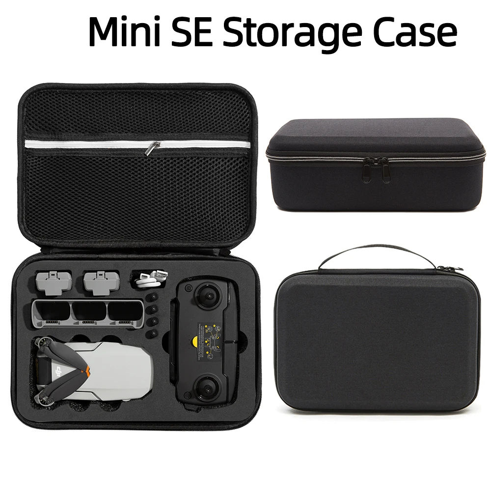 

For DJI Mini SE Portable Storage Bag Travel Outdoor EVA Waterproof Carrying Case Zipper Handbag for DJI Mini SE Drone Accessory