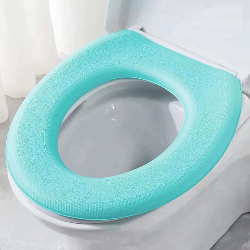 Мягкое сиденье для унитаза Waterpoof чехол ванной комнаты моющаяся подкладка подушка