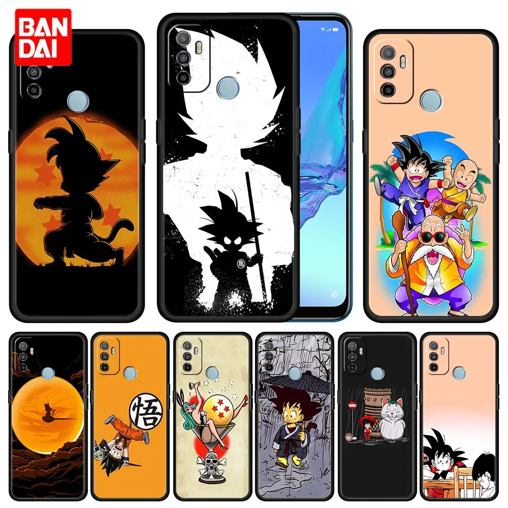 

Case for Oppo A3s A5s A9 A15 A31 A53 A52 A54 A74 A93 A94 F19 Pro 4G 2020 Bag Original Official Fashion Dragon Ball Z Tattoo