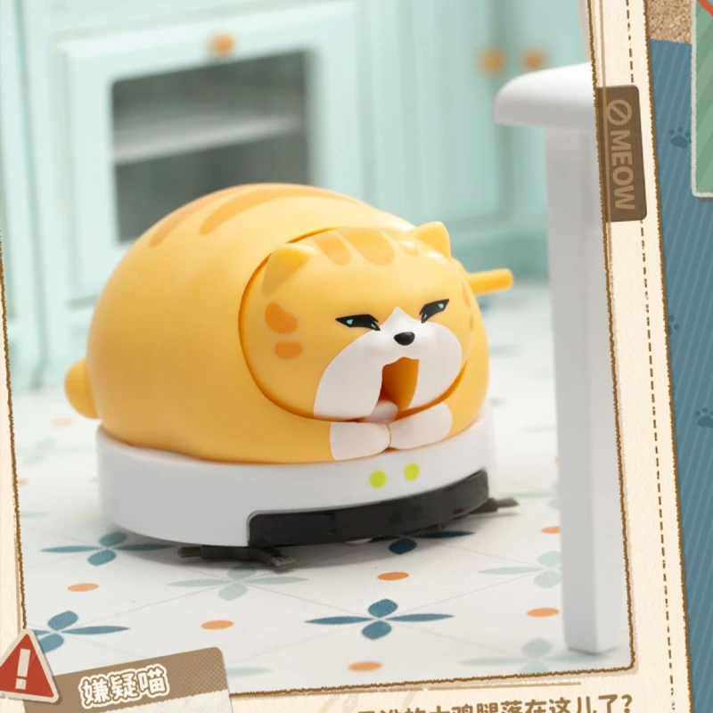 Фото Новая коллекционная серия 52toys Blind Box Irobocat: Заводная игрушка-сюрприз, модель кошки, подарок на день рождения для детей, декор для рабочего стола, для взрослых. №5