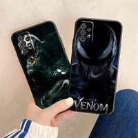 marvel venom phone cases for samsung galaxy s20 fe s20 lite s8 plus s9 plus s10 s10e s10 lite m11 m12 carcasa back cover