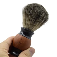 salon badger hair mens shaving brush barber salon men facial beard cleaning for wet shave safety razor salon hair styling tool