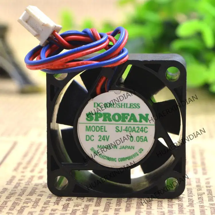 Новый SJ-40A24C 24V 0.05A 4020 4CM 2 комплект охлаждающих вентиляторов