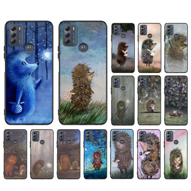 

Hedgehog Case for Motorola G22 G60 G52 G100 G Stylus G30 G10 G20 G50 GPure E32 E20 E40 E7Power Edge 20 lite Pro OneAction