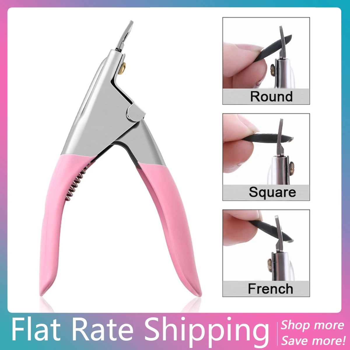 

Фальшивые ногти в форме буквы U, 1 шт.