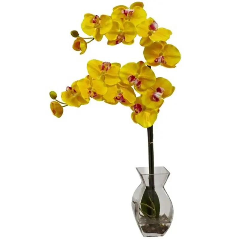 

24" Artificial Arrangement Of Flowers with Wicker Vase