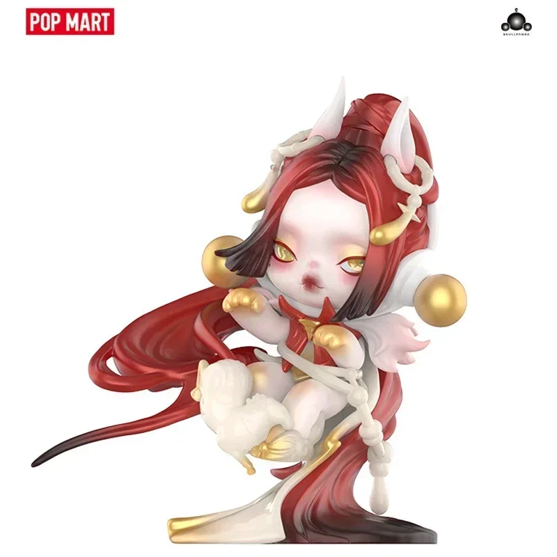 Фото POP MART SKULLPANDA Ji: Коллекционная фигурка-сюрприз в закрытой упаковке, декоративная статуэтка для дома №2