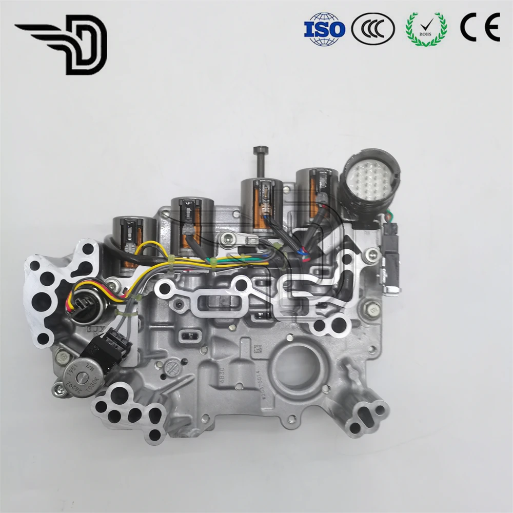 Корпус клапана трансмиссии CVT с соленоидами JF015E RE0F11A подходит для Nissan Sentra Note Versa
