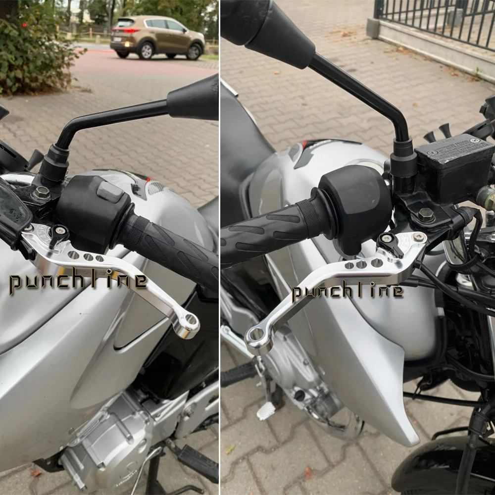 Фото Подходит для ZX6RR ZX6R ZX636R 2000-2004, аксессуары для мотоциклов с ЧПУ, короткие тормозные рычаги сцепления, набор регулируемых ручек №1