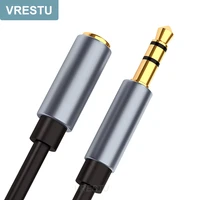 3 5mm jack audio extension cable male to female stereo earphone aux cord extender wire for pc phone car speaker gold plated port