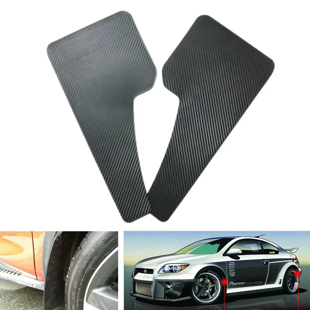 

2PCS Universal Racing Car Mudflaps Front or Rear Wheel Moulding Fender Mudguard