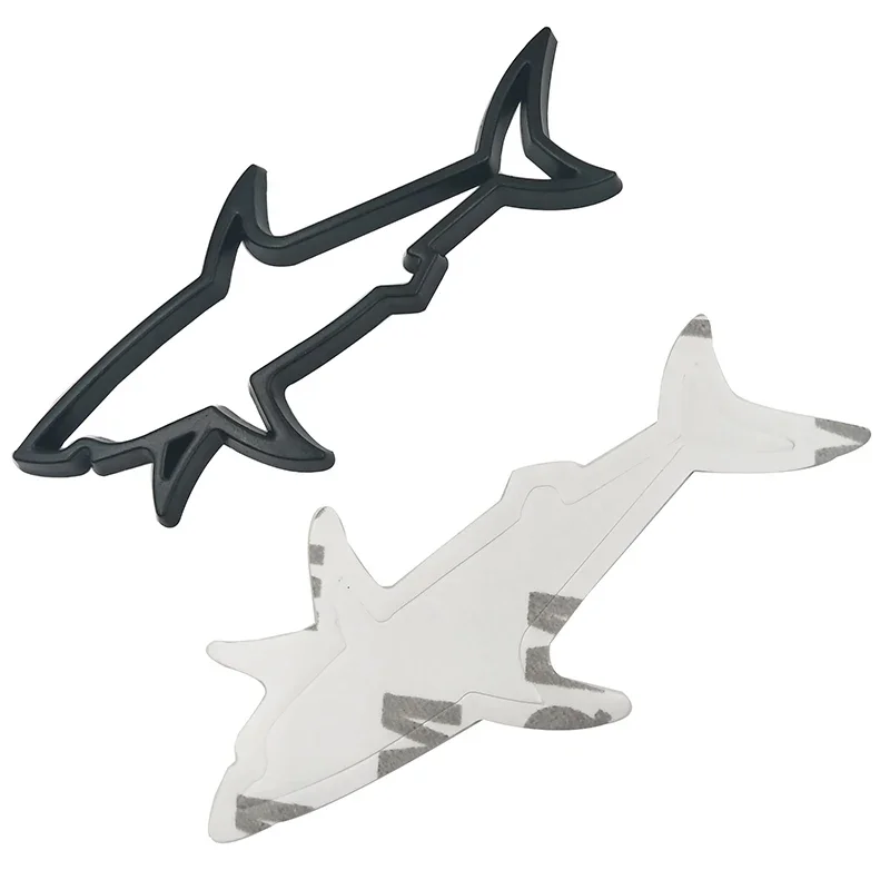 

3D металлическая наклейка для стайлинга автомобилей, полая рыба, акула, эмблема, значок, наклейки, автомобили, мотоцикл, компьютер, крышка топливного бака, аксессуары