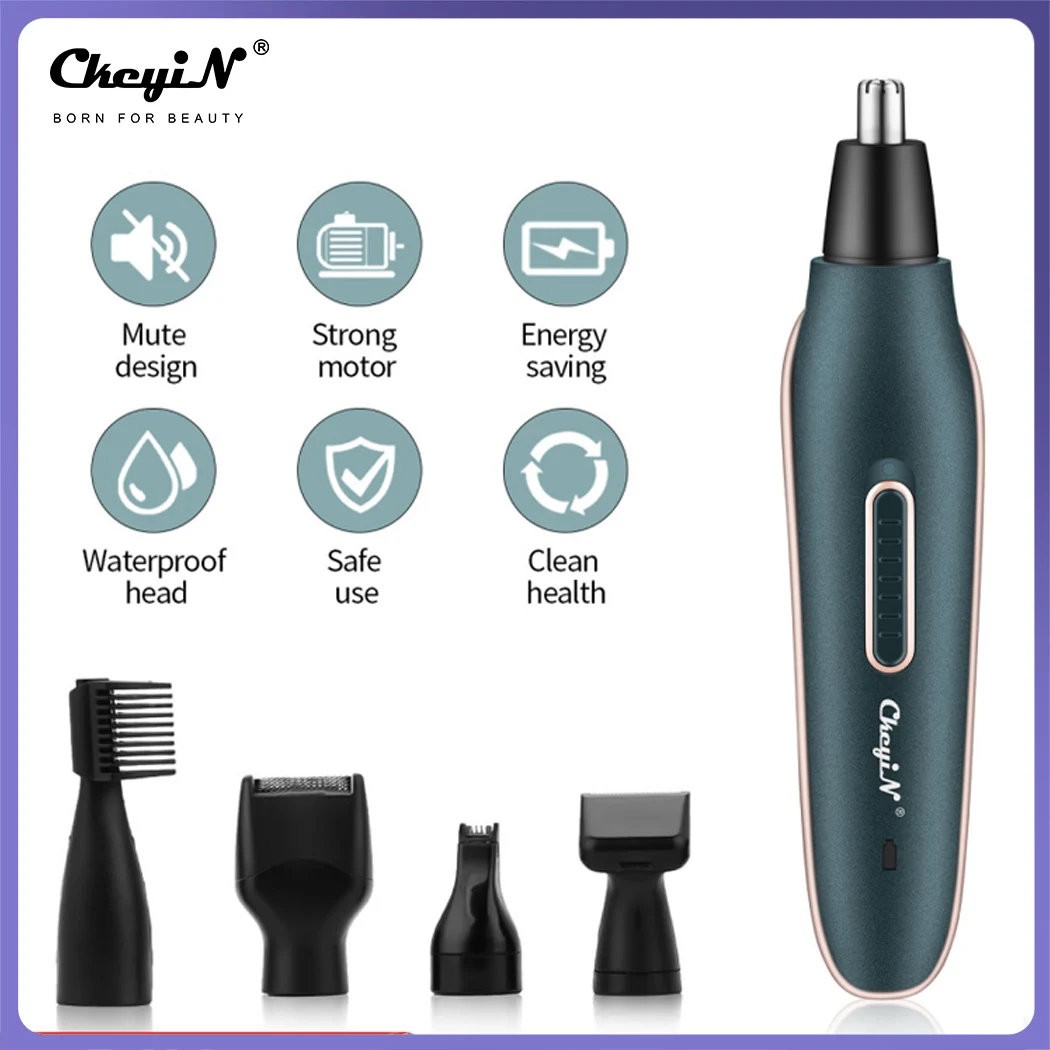 5 in1Electric Nose Ear Hair Trimmer Men Rechargeable Beard trimer  Face Eyebrow hair removal Sideburns Styling Hair Trimmer  53