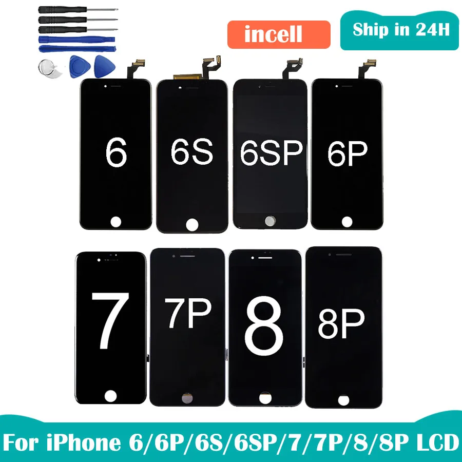 ЖК-дисплей класса AAAA для iPhone 6 6S 7 8, Идеальный 3D дигитайзер сенсорного экрана в сборе для iPhone 6S Plus 7 Plus 8 Plus, дисплей Pantalla ЖК-дисплей класса AAAA для iPhone 6 6S 7 8, Идеальный 3D дигитайзер сенсорного экрана в сборе для iPhone 6S Plus 7 Plus 8 Plus, дисплей Pantalla