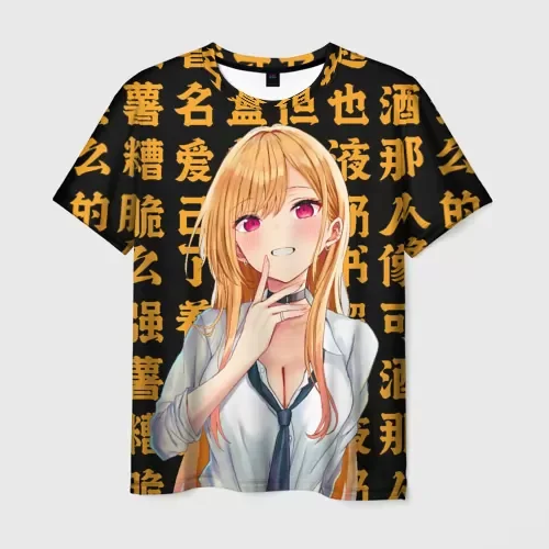 Фото Popular Marin Kitagawa Tshirt 3D Printed Casual Men/Women's Short-sleeve Kids Kawaii Anime T-Shirt Harajuku Unisex Clothes №2
