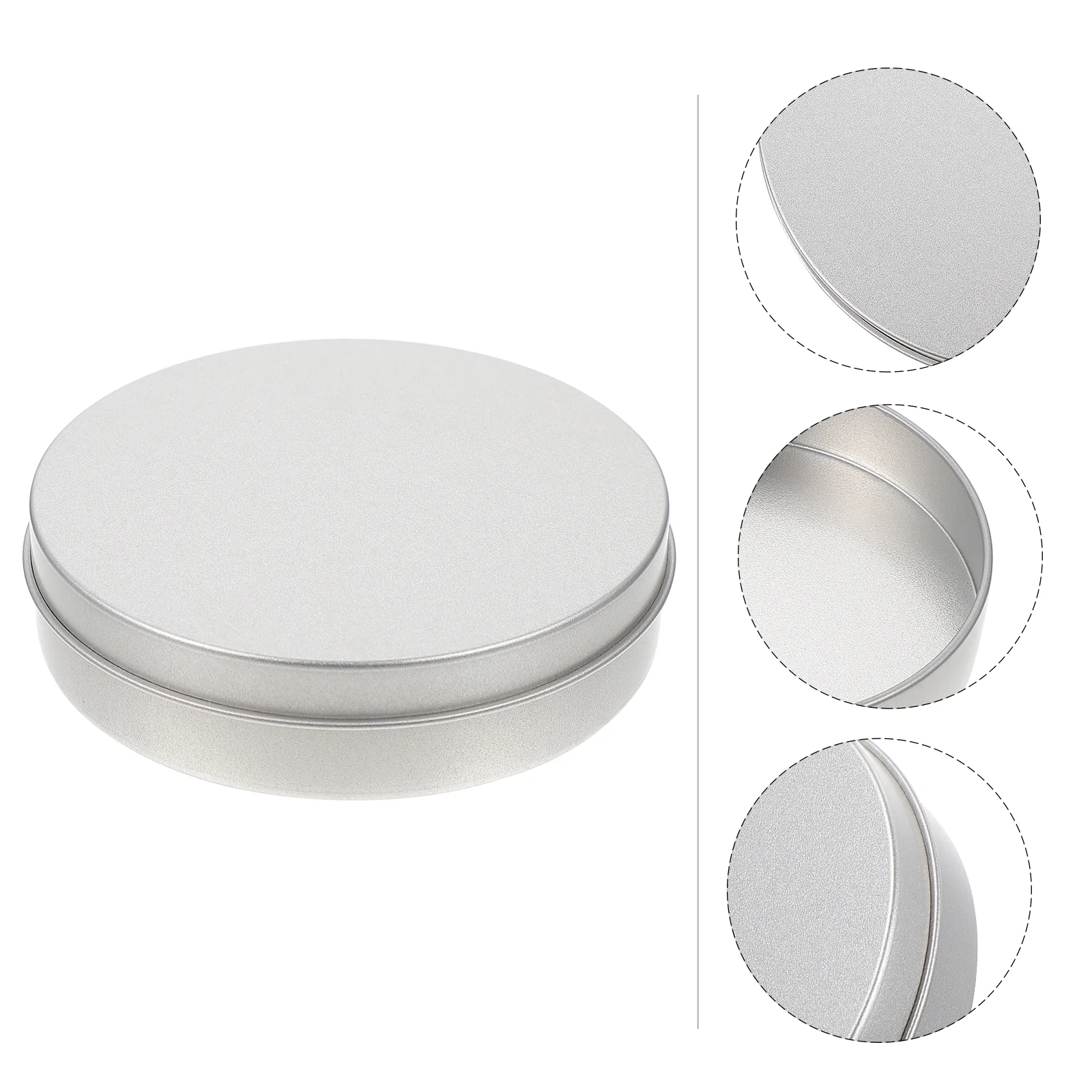 

Box Tin Metal Tinplate Candytins Cookie Can Empty Round Christmascontainer Airtight Coffee Canister Essential Gift Canning Oil