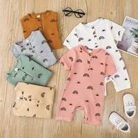 baby romper infant boys girls onesie toddler clothes for 3 to 24 months new born summer casual clothing short sleeves