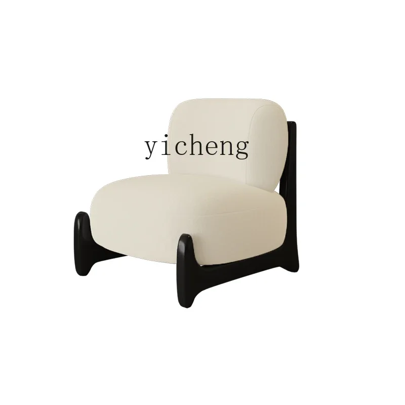 

XL Single Sofa Leisure Couch Chair Living Room Solid Wood Designer Armchair