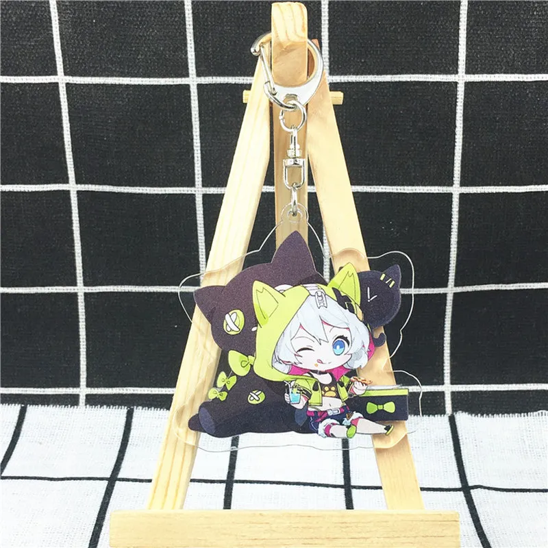 Honkai Impact 3 Yae Sakura Woman Kids Key Chain Acrylic Ring Anime Keyring Accessories Porte Clef Femme Man Cute Keychain | Украшения и