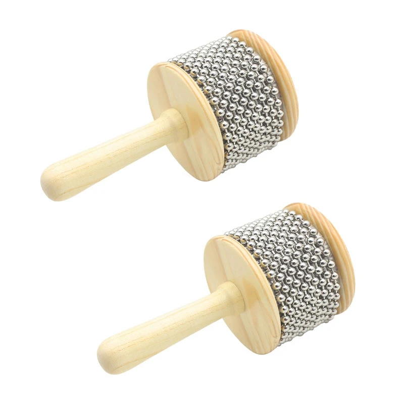 Деревянная кабаса игрушка-ручка со стальным шариком портативные детские