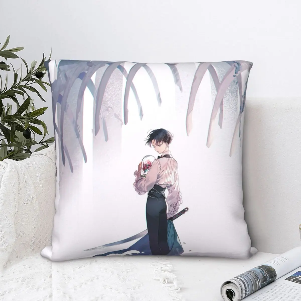 

Hug Pillowcase Attack on Titan Giant Fighting Anime Backpack Cushion Bedroom DIY Printed Chair Throw Pillow Case Decorative