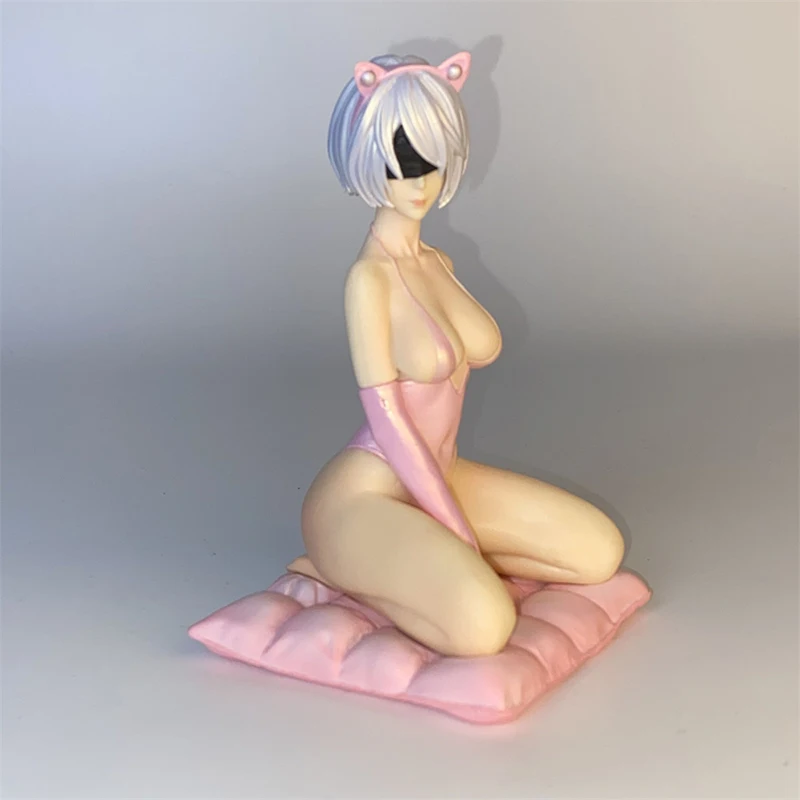

14cm Kawaii YoRHa No. 2 Type B Cat Ears Bikini Sexy Japan Anime Figure PVC Toy Cute NieR:Automata Doll Room Decor Gift for Boys
