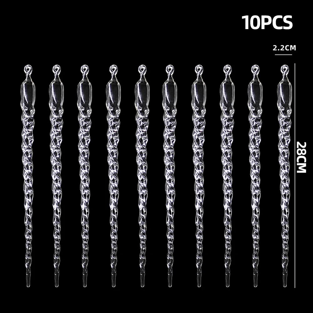 

Рождественские сосульки из акрила 6/10 шт.