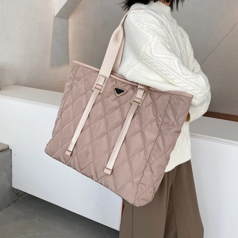 Women's Bag New Tote Bag Large Capacity Shoulder Shopping Bag Nylon Fashion  Handbag  Female Bolso Mujer Free Shipping Wholesale