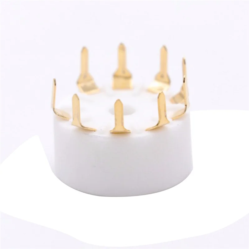 10 шт. керамический 9-контактный B9A разъем для монтажа печатной платы 12AX7 12AT7 12AU7 6DJ8