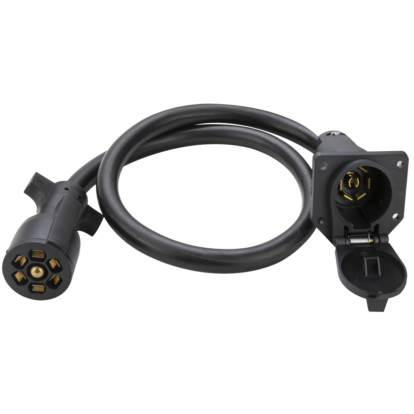

Trailer Conversion Plug Socket 7-pin Round Plug Socket Trailer Accessories