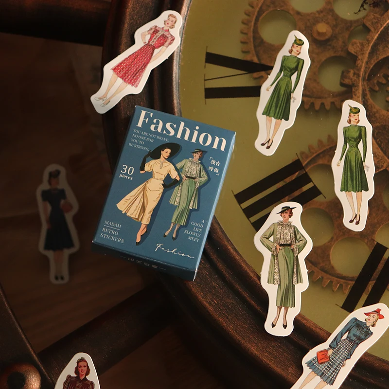 

Наклейки в виде мини-коробок в европейском стиле, 40 шт.