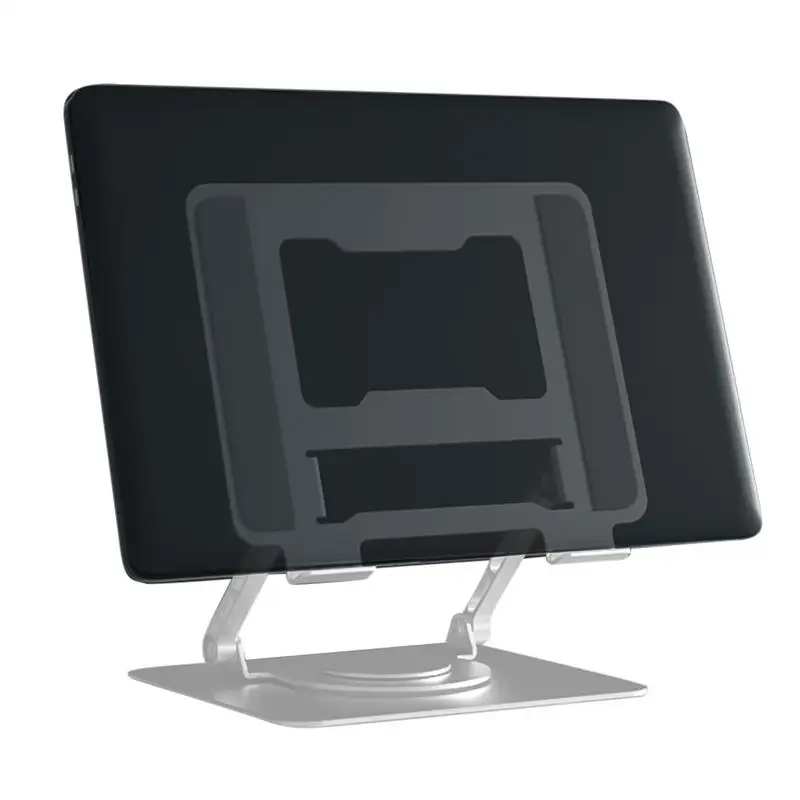 

Регулируемая подставка для ноутбука, поворот на 360 градусов, настольная подставка для планшета, нескользящая подставка для ноутбука из алюминиевого сплава, подшипник 22 фунта