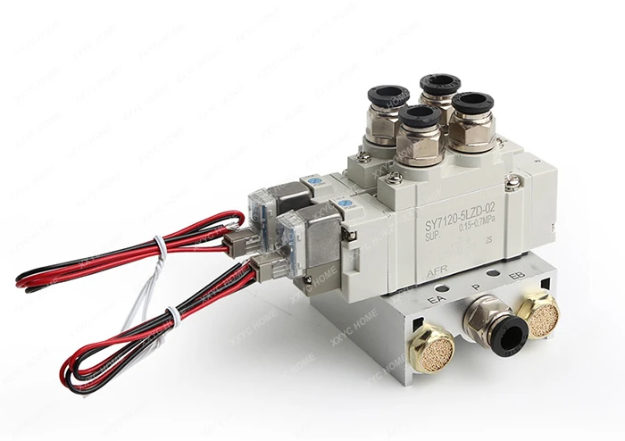 SY3120 многоходовой комбинированный цилиндрический управляющий клапан SMC