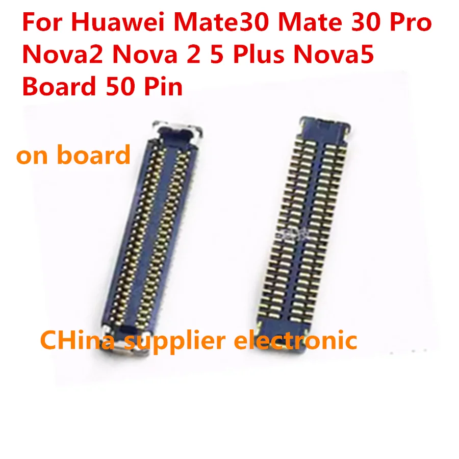 

Usb Charger Charging Dock Port FPC Connector Plug For Huawei Mate30 Mate 30 Pro Nova2 Nova 2 5 Plus Nova5 Board 50 Pin