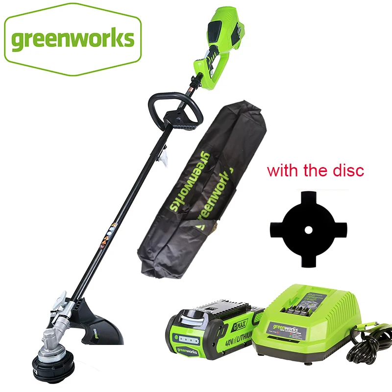 Greenworks Trimmer GD40BC Brushless 800W powerful G-MAX 40V 