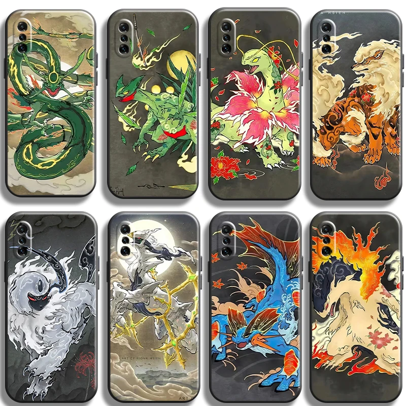 

Pokemon Anime Phone Case For Xiaomi Note 10 Pro Lite 10S 10 Pro Lite Smartphone Coque Original TPU Unisex Soft Liquid Silicon