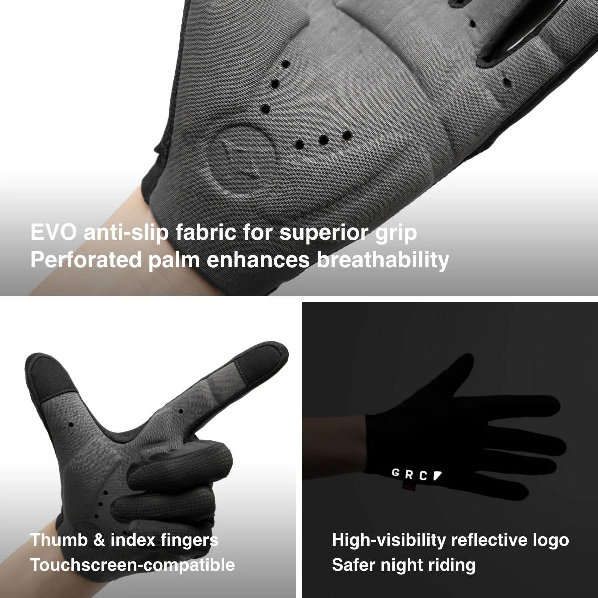 Фото Велосипедные перчатки GRC Cycling Apparel EIT pro Race Mitts, унисекс, для шоссейных велосипедов, удобные, дышащие, для езды на велосипеде №2