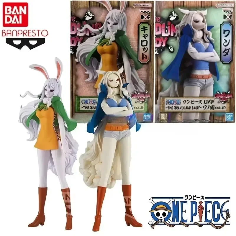 Фото Коллекционная фигурка Bandai Banpresto ONE PIECE DXF Carrot Wanda Sulong, аниме-фигурка, игрушка, модель, подарок для детей, в наличии №3