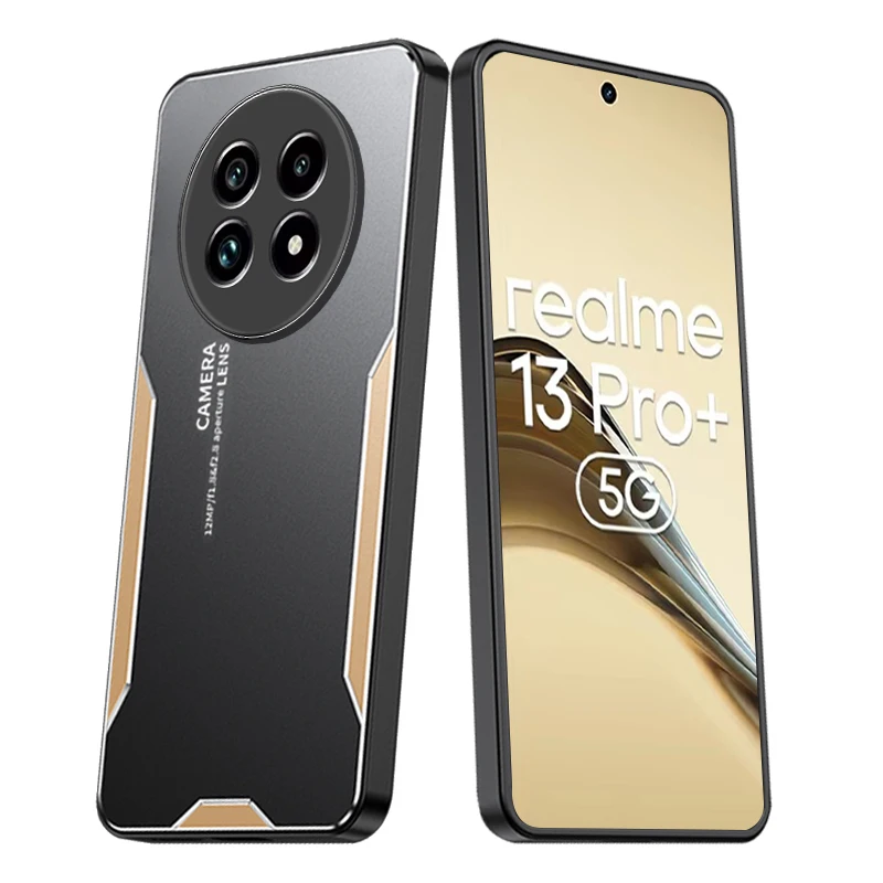 Чехол для телефона Realme 13 Pro Plus 13Pro plus + 5G металлическая задняя панель защита камеры