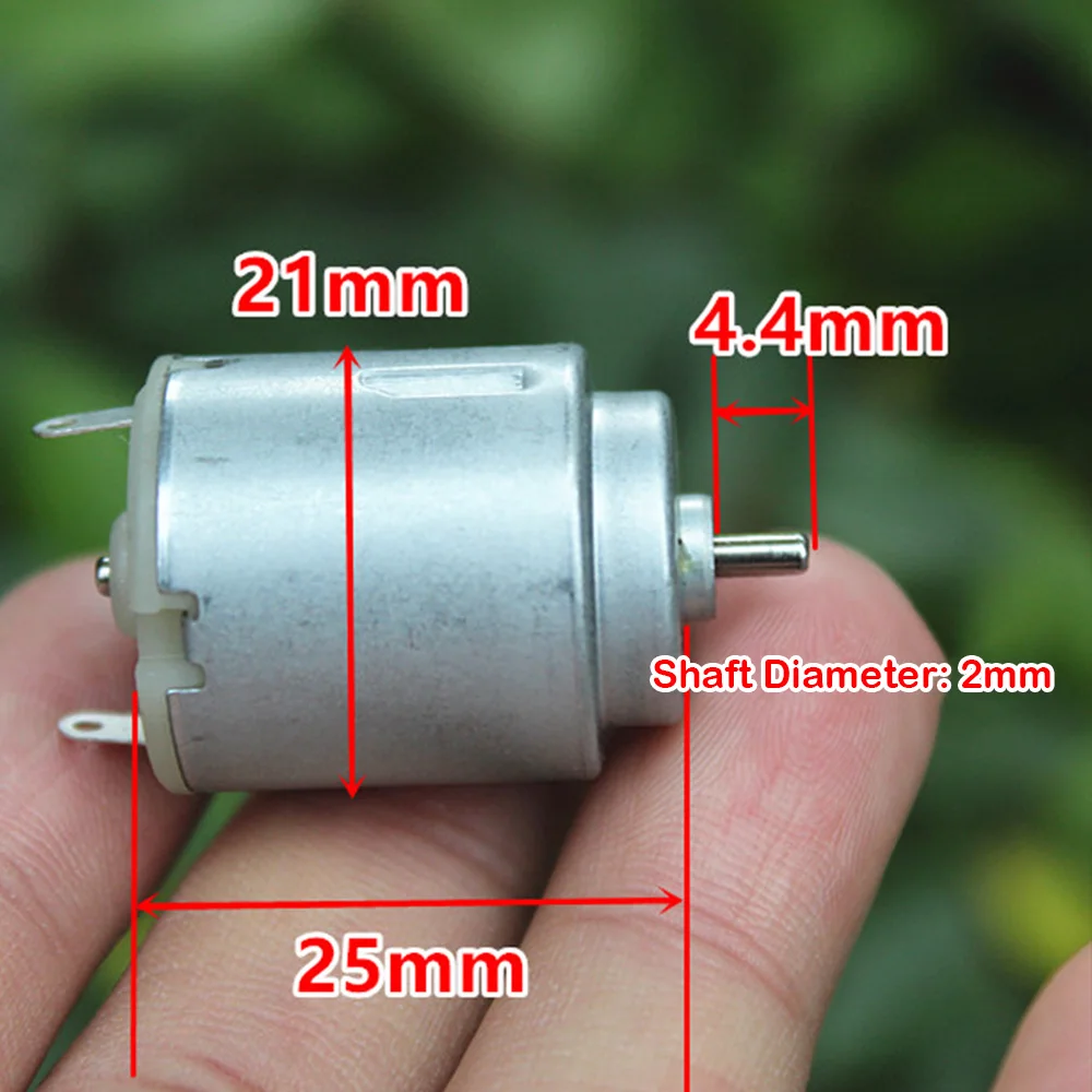 Micro Mini 140 DC Motor 21mm Electric Toy Motors Small DC 3V 3.7V 6V 4000RPM-8000RPM  Hobby Toy Car Boat Model Accessories