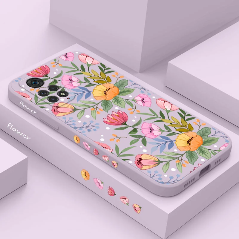 

Pure Heart Flower Phone Case For Xiaomi Redmi Note 11 11S 11T 10 10A 10T 10S 9T 9 8 7 Pro Plus 10C 9A 9C 9T 4G 5G Cover