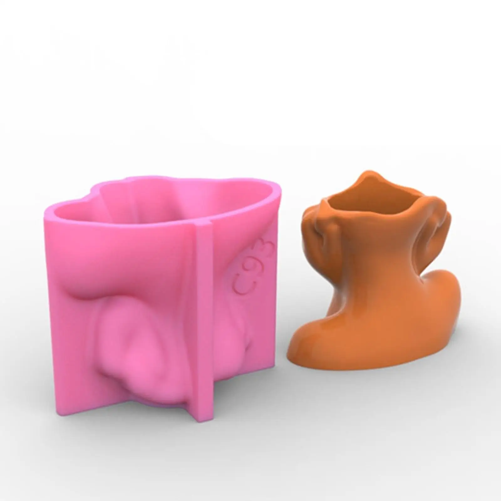 

Silicone mold cute girl head flower pot concrete resin plaster candle crystal epoxy mold DIY handmade crafts decoration