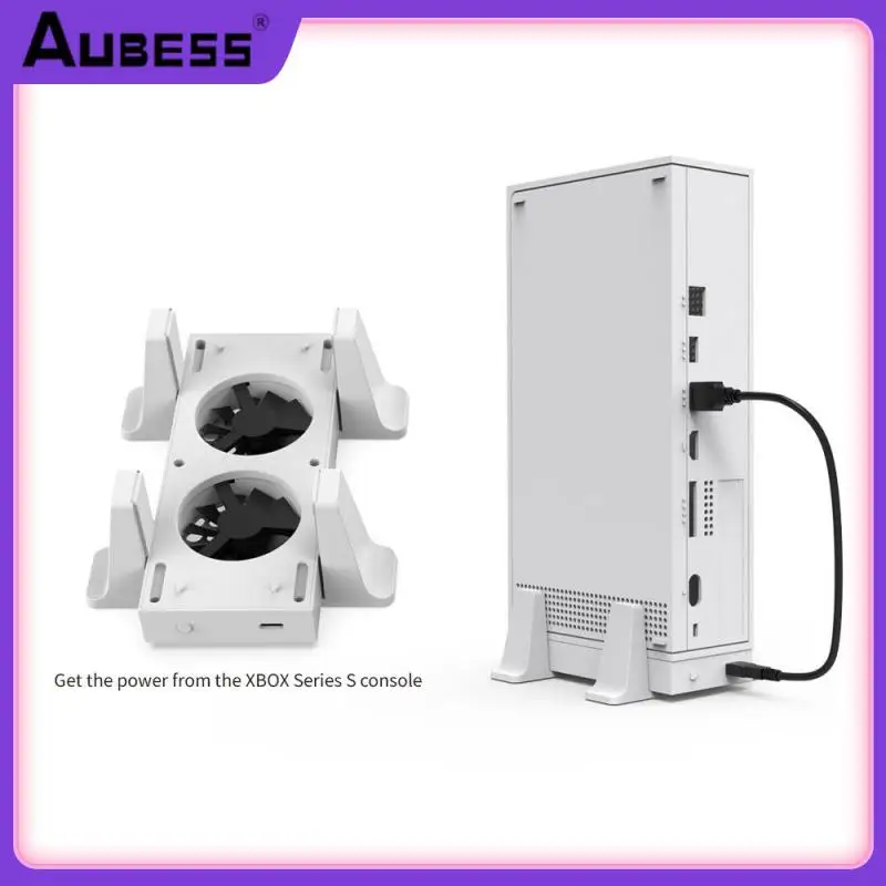 

Host Cooling Base Multi-function Cooling Base 4-speed Durable Vertical Bracket Radiator For Series S Game Console White