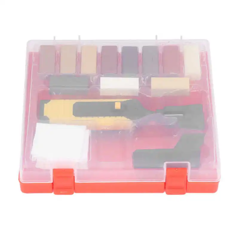 

Hand Tool Set Wooden Floor Repair Kit Multifunction Wood Furniture Crack Laminate Scratch Filler Drill Bit Set Kit