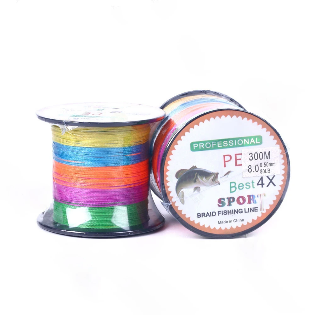 

Fishing Lines Abrasion Resistant Braided Lines Colorful 15-80lb Super Power Line Super Strong Braided Fishing Line 300m / 984ft